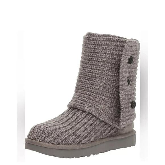 Ugg Australia Women 3066 Classic Tall Sweater Cardi Knit boots shoes sz 7 - Picture 1 of 3